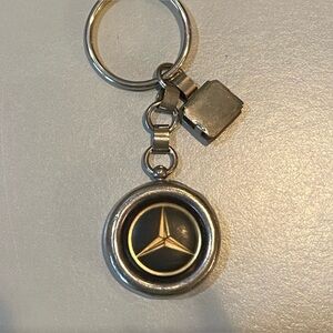Mercedes AMG Petronas Black and Silver Keychain